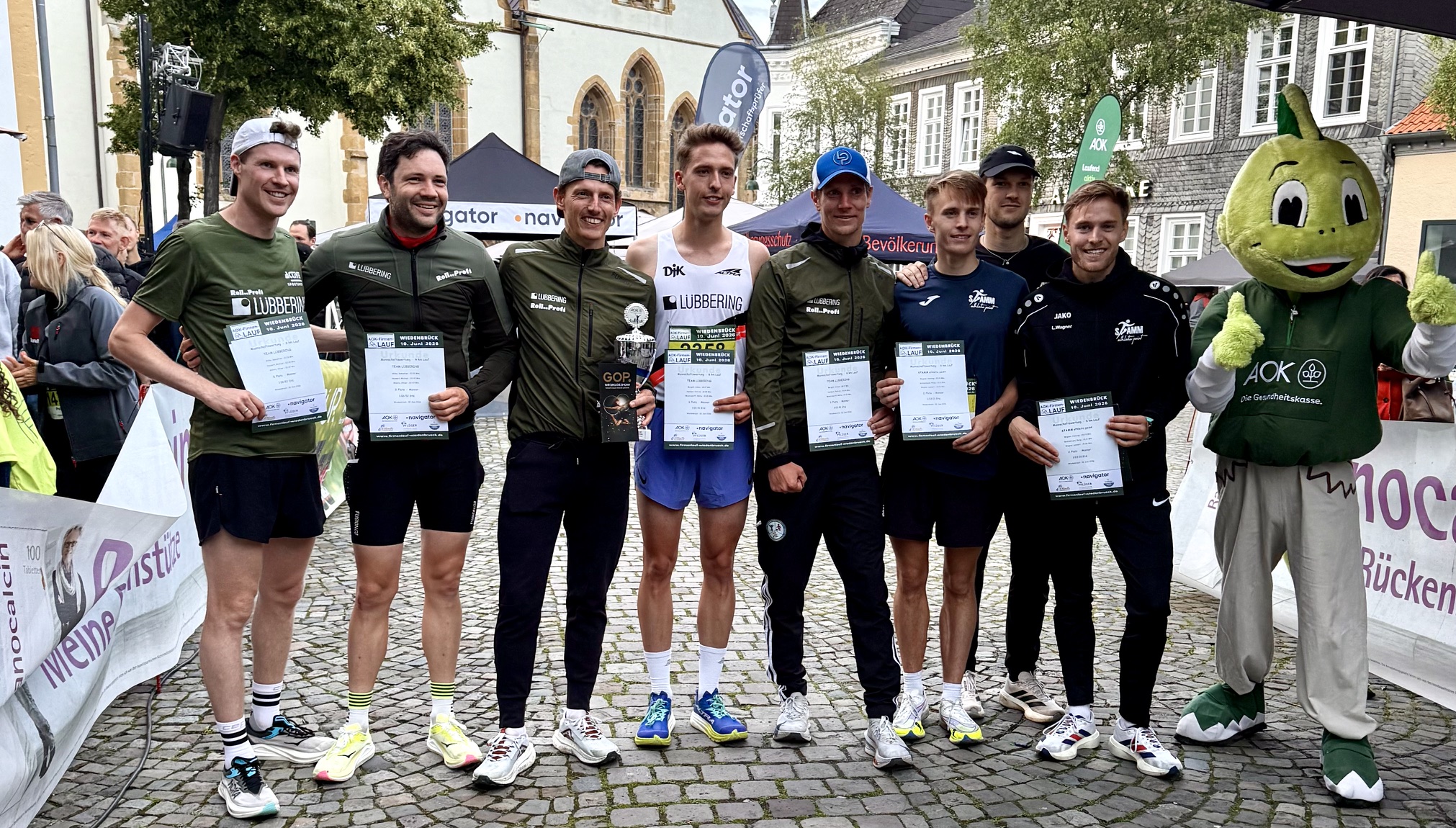 2.527 Teilnehmer beim 14. AOK-Firmenlauf im Ziel – Kreis Gütersloh stellt das größte Team